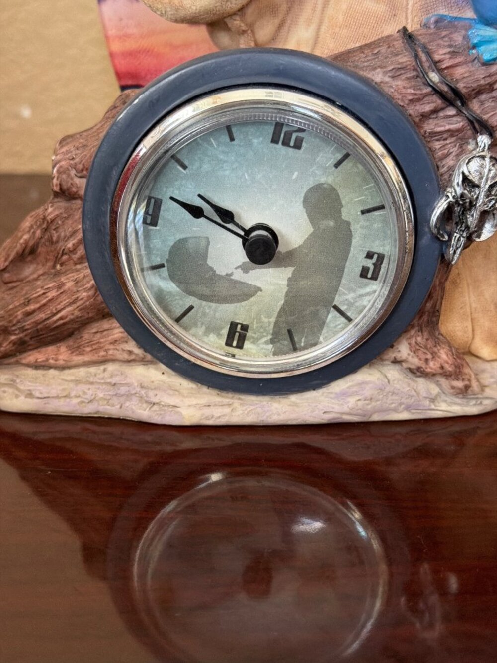 Star Wars Mandalorian Grogu Lot Bradford Exchange Clock & Water Globe w/COA - Picture 6 of 16